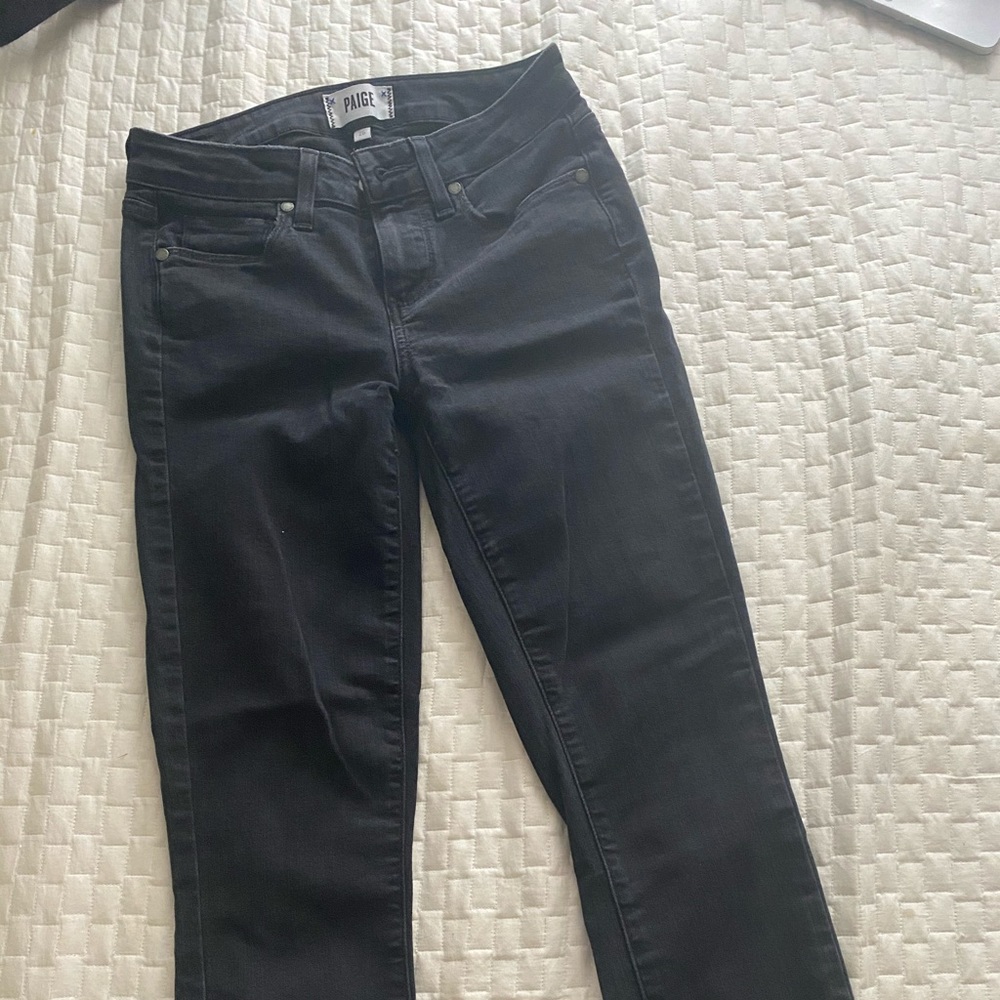 Black Paige denim jeans